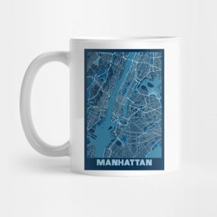 Manhattan - United States Peace City Map Mug